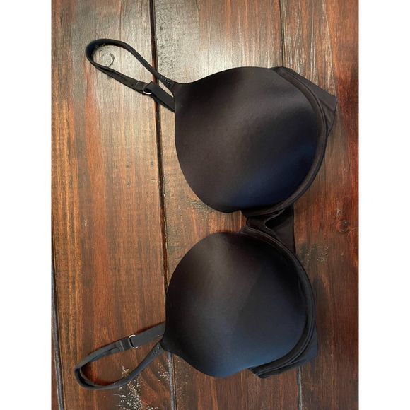Victoria's Secret Biofit Demi Uplift 32DD Black Bra - Picture 1 of 3